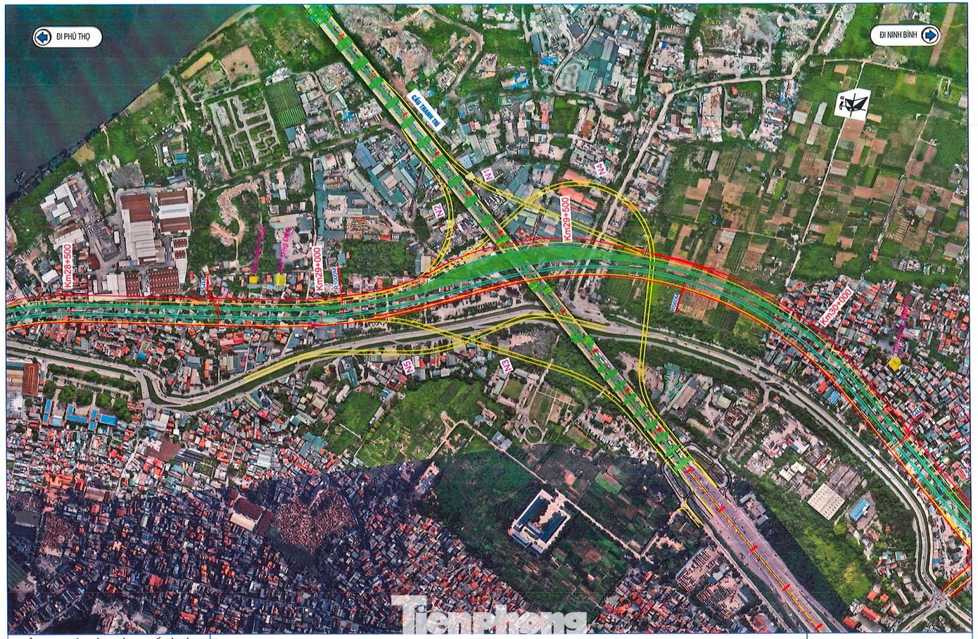 Chi tiết hướng tuyến của Trục đại lộ cảnh quan sông Hồng đi qua các phường nội đô Hà Nội- Ảnh 9.