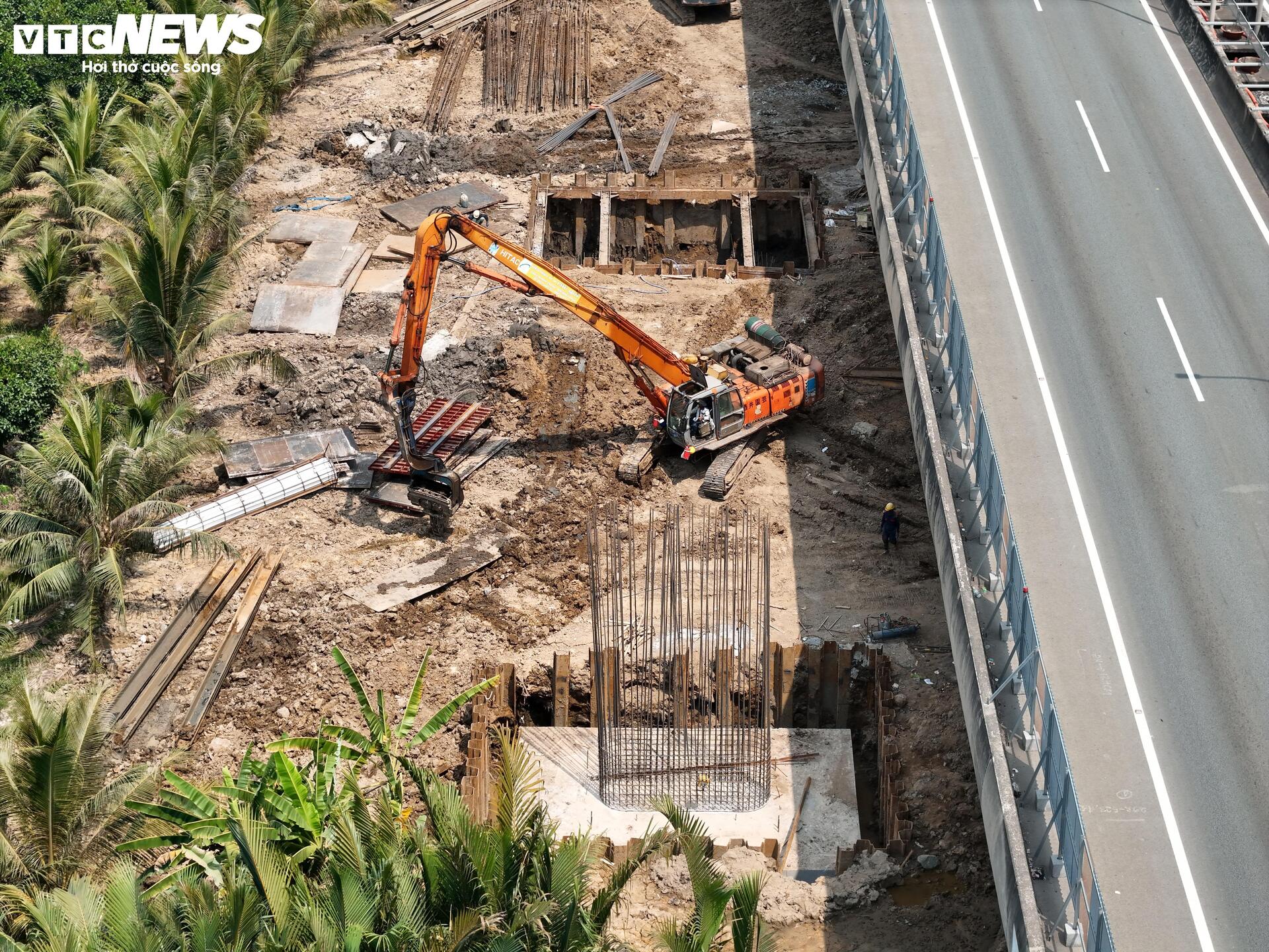 Cận cảnh cao tốc TP.HCM - Long Thành sau hơn nửa năm thi công mở rộng- Ảnh 6.