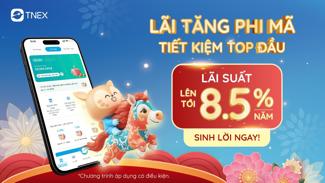 Lãi tiết kiệm online lên đỉnh 8,5%/năm, không cần gửi tiền tỷ - Ảnh 1.