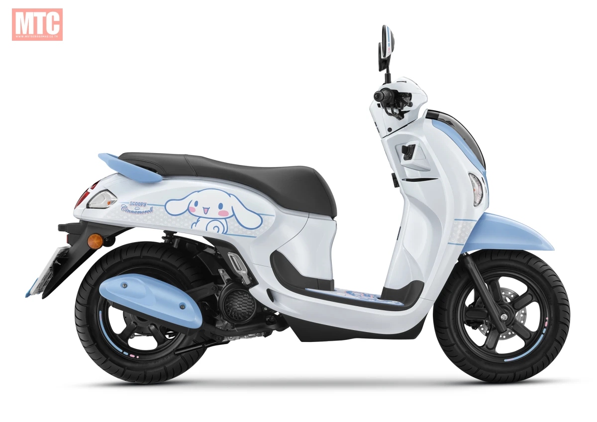 Honda Scoopy Cinnamoroll 2026 gây sốt với thiết kế “cute lạc lối”, bản giới hạn 2.000 chiếc khiến giới trẻ săn lùng - Ảnh 7.