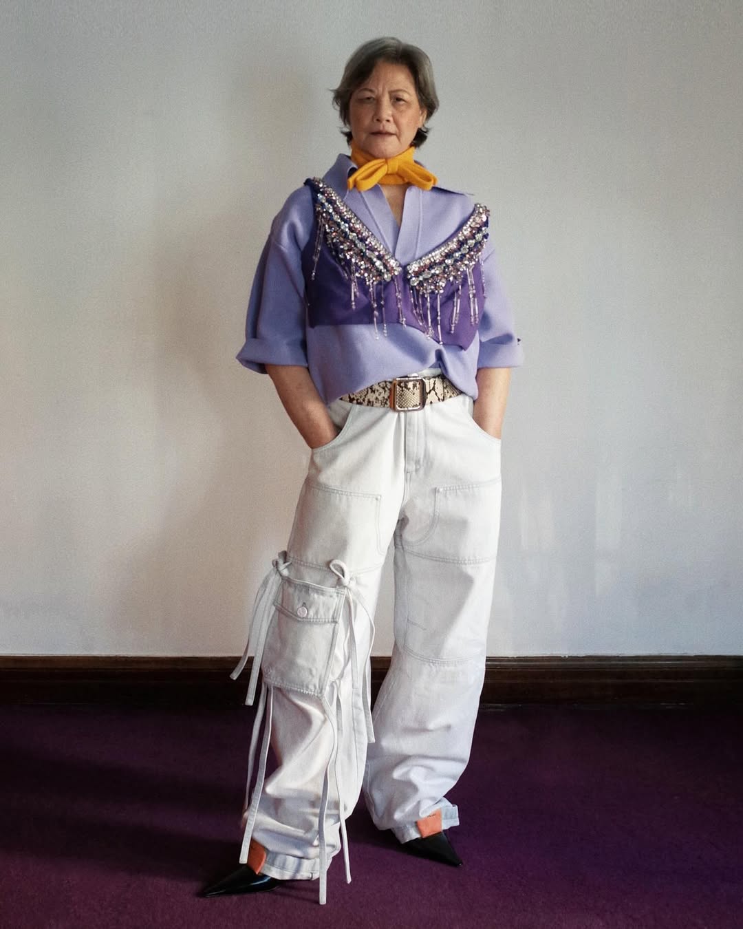 Từ bác sĩ nghỉ hưu đến người mẫu cho sàn diễn cao cấp ở tuổi 71: Người phụ nữ từng chiếm spotlight show Miu Miu là ai?- Ảnh 12.