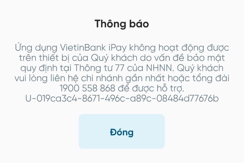Điện thoại xách tay trước nguy cơ bị chặn ứng dụng ngân hàng và các dịch vụ công - Ảnh 1.