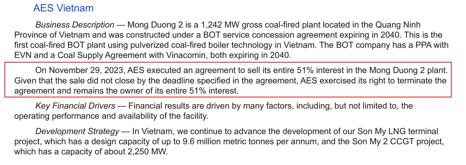 Đại gia Mỹ AES ngừng kế hoạch bán nhà máy điện than 2,1 tỷ USD tại Quảng Ninh- Ảnh 2.