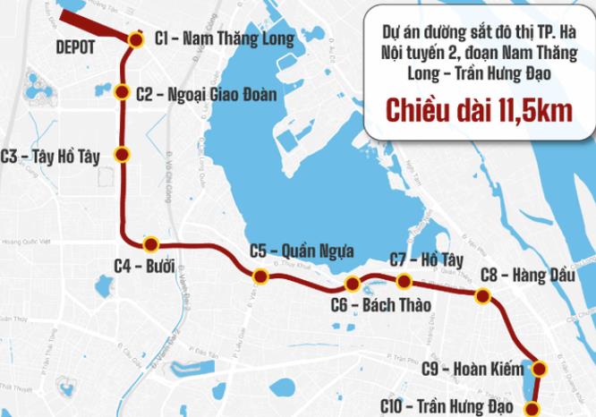 Metro số 2: Trục xương sống thúc đẩy giá trị bất động sản Tây Hồ Tây - Ảnh 1.