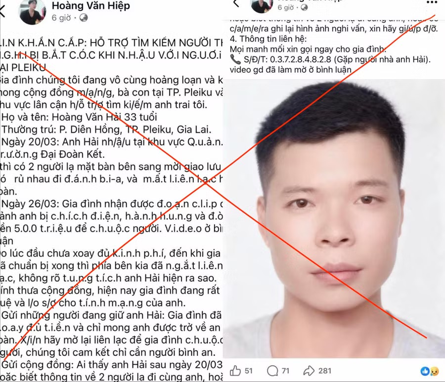 Sự thật phía sau tin “bắt cóc, chích điện đòi 500 triệu” gây sốc ở Gia Lai - Ảnh 1. Sự thật phía sau tin “bắt cóc, chích điện đòi 500 triệu” gây sốc ở Gia Lai - Ảnh 1.