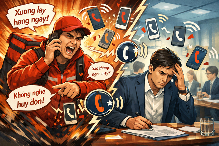 Shipper gọi lấy hàng mà như truy lùng con nợ- Ảnh 1.