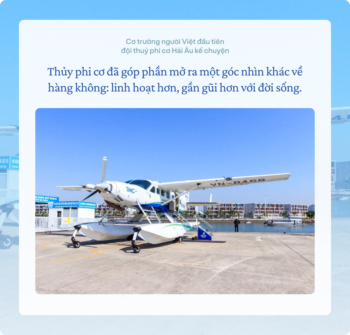 Thủy phi cơ Hải Âu dừng hoạt động sau 12 năm vận hành, Cơ trưởng Nguyễn Bá Hải bồi hồi: “Thủy phi cơ dừng lại, nhưng bầu trời ấy vẫn còn”- Ảnh 2.