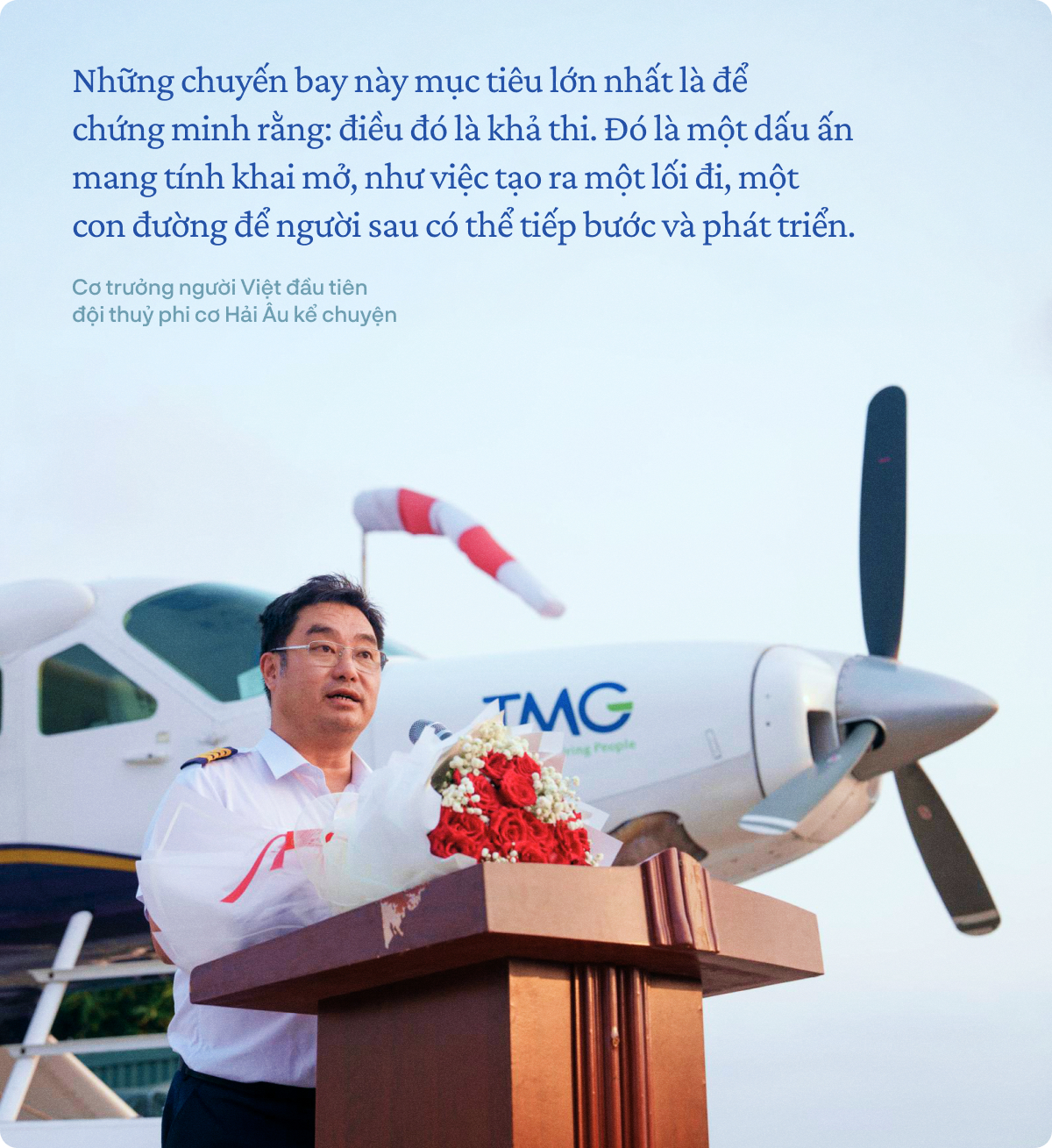 Thủy phi cơ Hải Âu dừng hoạt động sau 12 năm vận hành, Cơ trưởng Nguyễn Bá Hải bồi hồi: “Thủy phi cơ dừng lại, nhưng bầu trời ấy vẫn còn”- Ảnh 4.