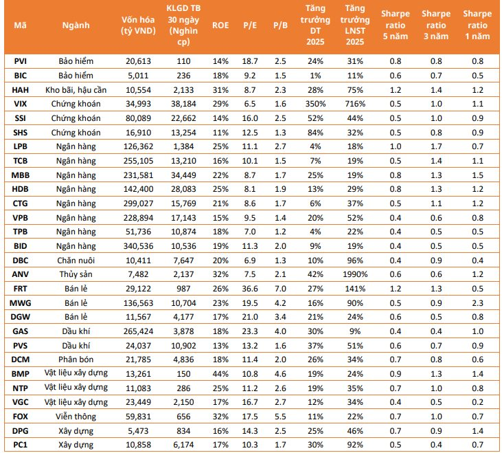 Công ty chứng khoán chỉ ra 28 doanh nghiệp có nền tảng tài chính vững chắc và triển vọng tăng trưởng hấp dẫn- Ảnh 1.