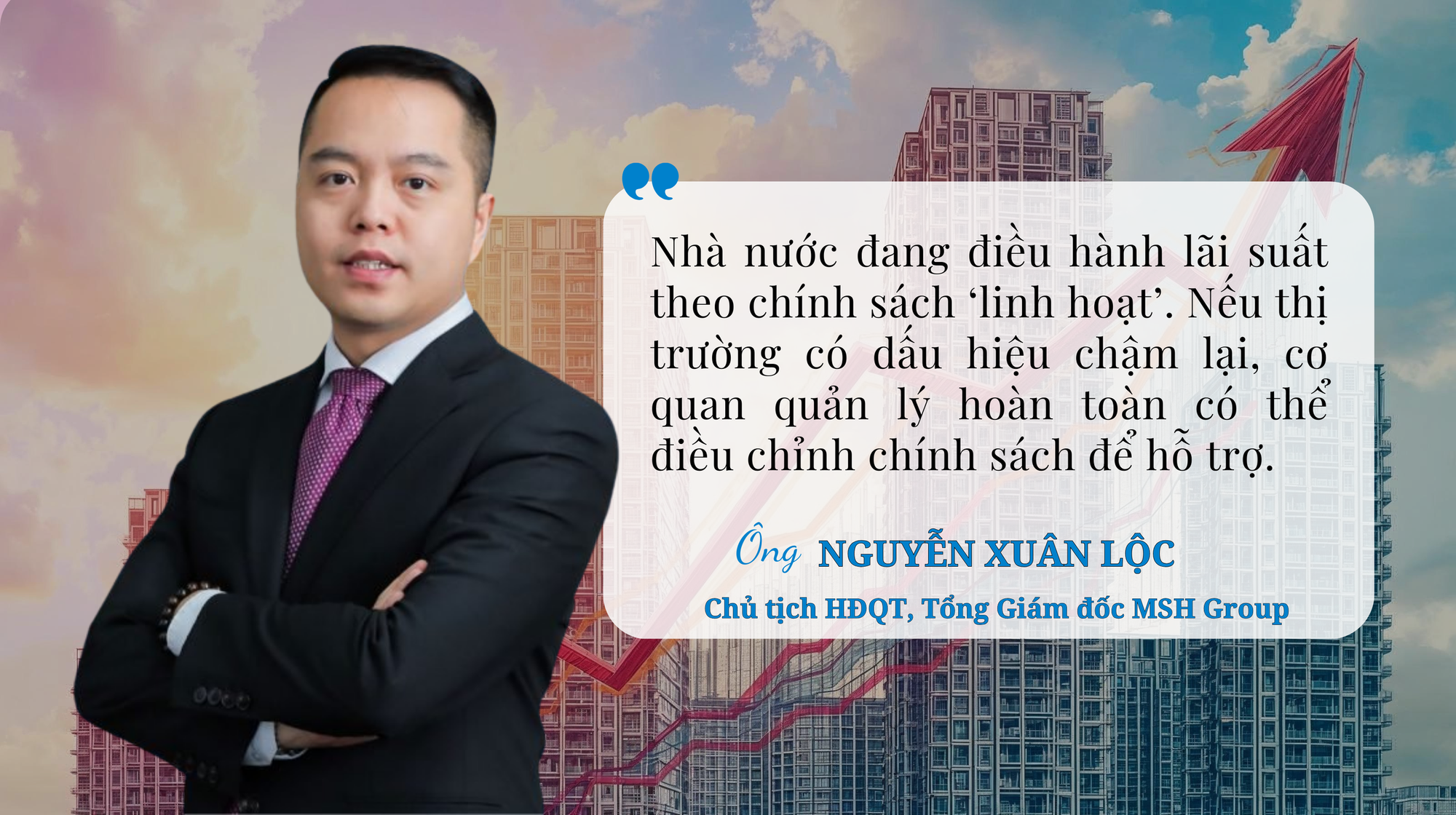 Lãi suất bất động sản tăng, Chủ tịch MSH Group cho rằng nhu cầu nhà ở vẫn rất lớn, bối cảnh hiện nay khác 2023 - Ảnh 2.