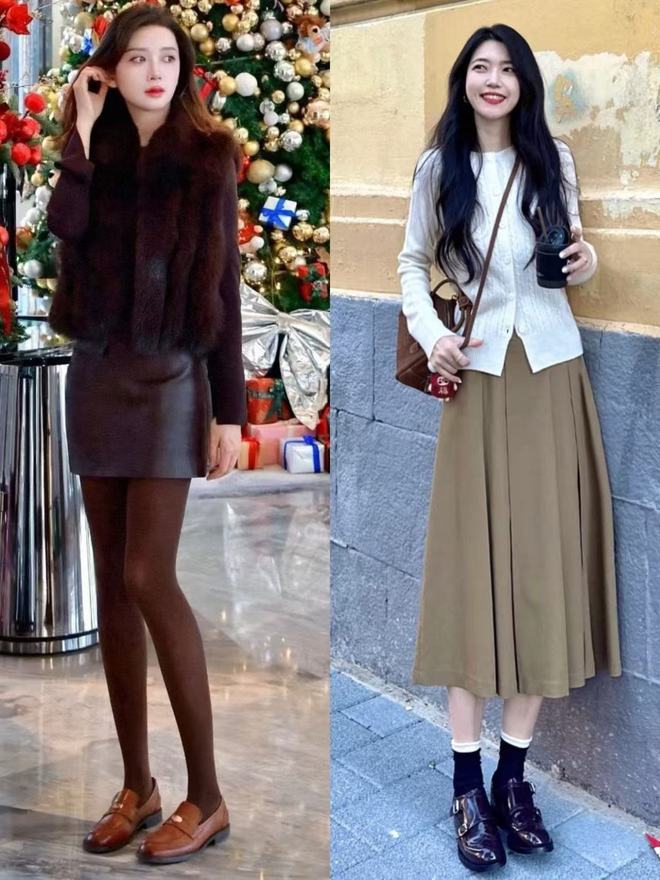 Giày trắng "thất sủng" rồi! Mùa xuân năm nay chị em cứ sắm "giày nâu" đảm bảo mặc gì cũng sang, hack dáng cực đỉnh - Ảnh 11.