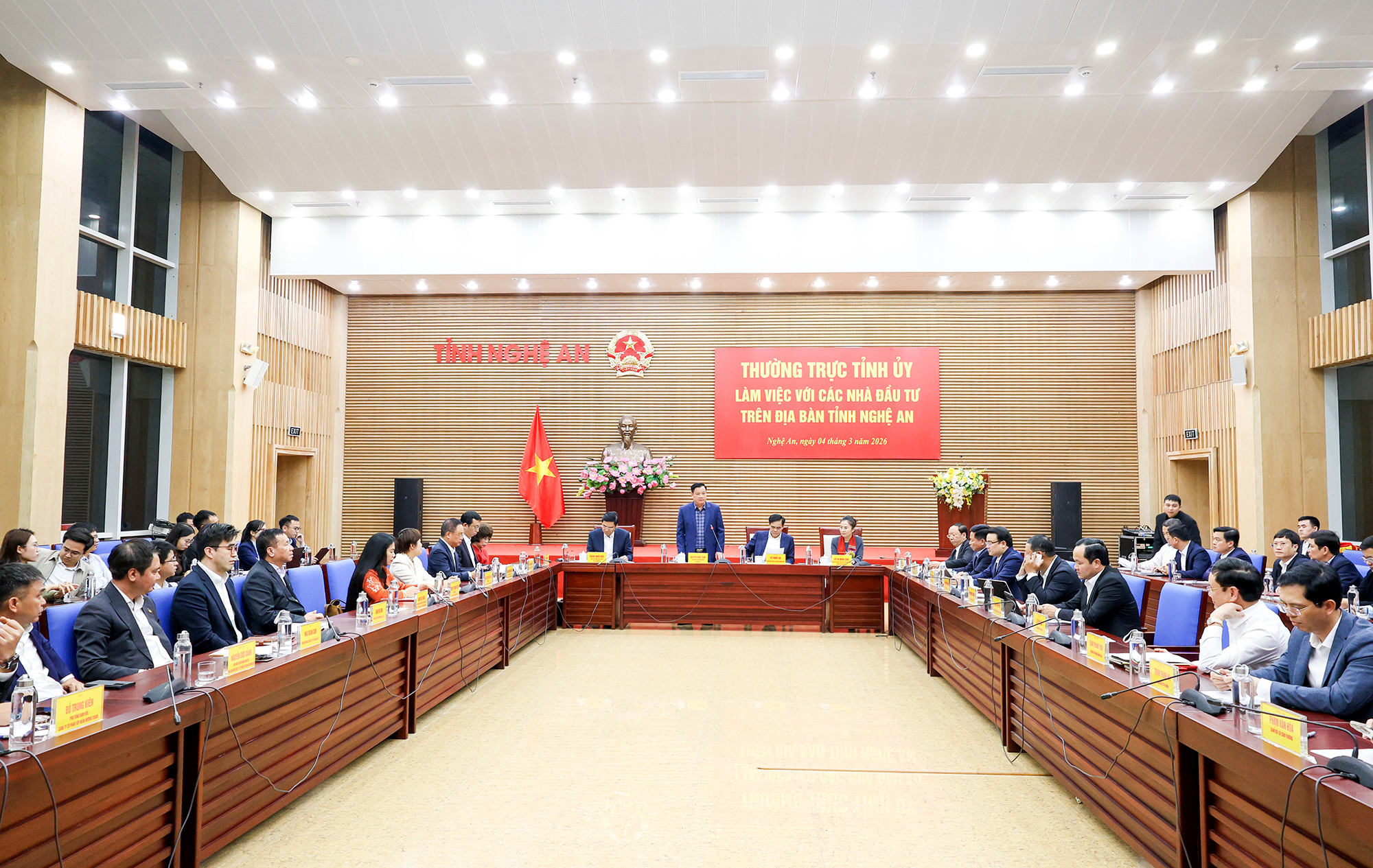 Tỉnh Nghệ An gặp Ecopark, T&T, Mường Thanh và loạt tập đoàn lớn, họp bàn nhiều nội dung quan trọng để hoàn thành mục tiêu lớn - Ảnh 1.