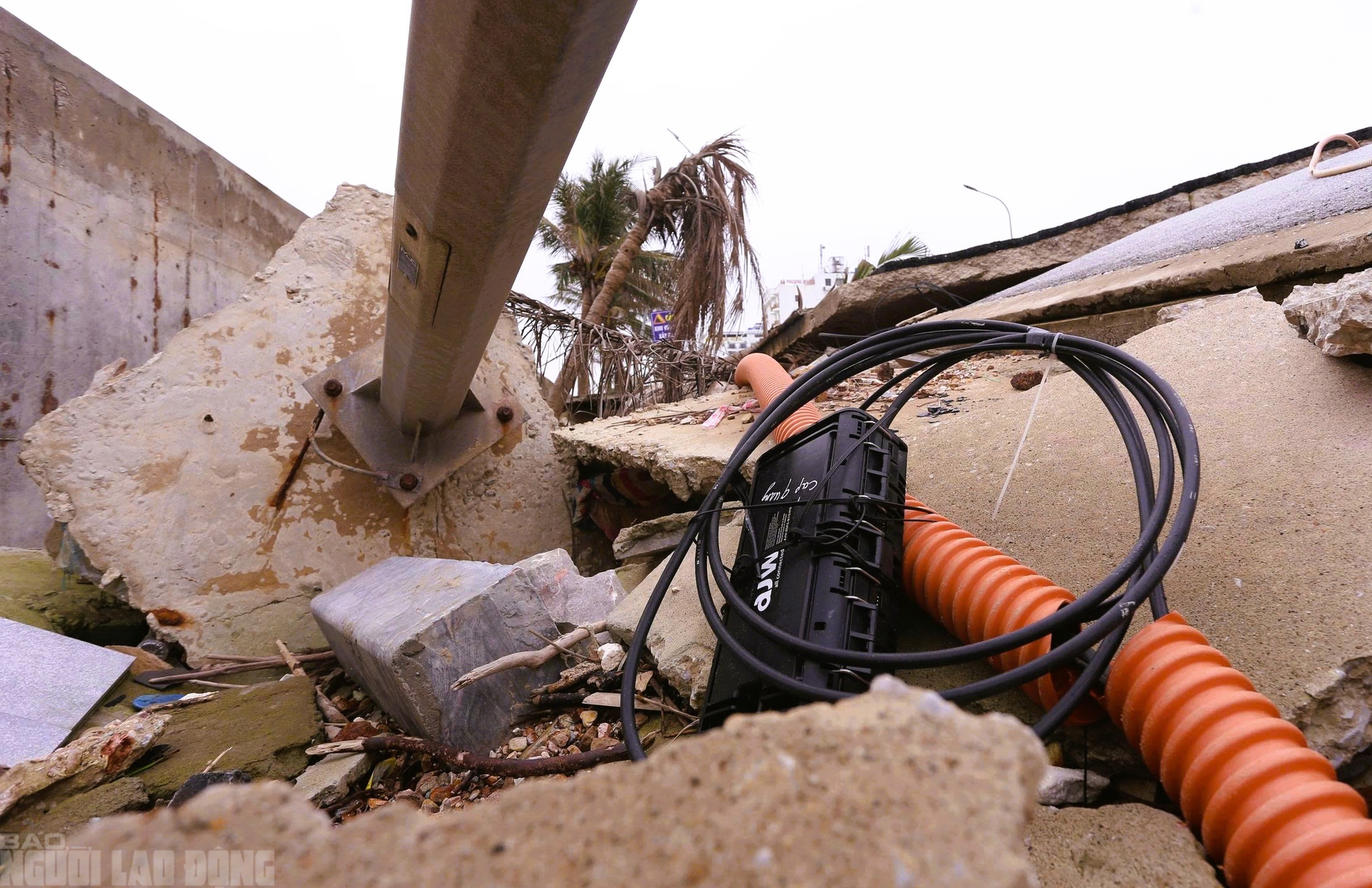 Sắp vào hè, bãi biển nổi tiếng ở Thanh Hóa vẫn tang hoang - Ảnh 9.