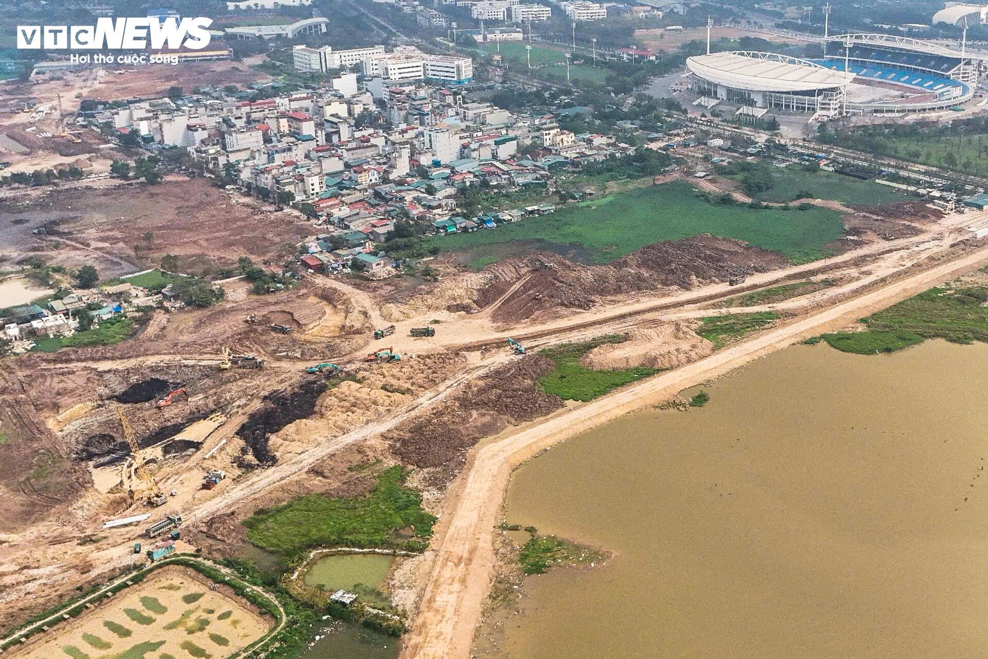 Tăng tốc thi công dự án hồ điều hòa 800 tỷ đồng gần sân Mỹ Đình- Ảnh 3.