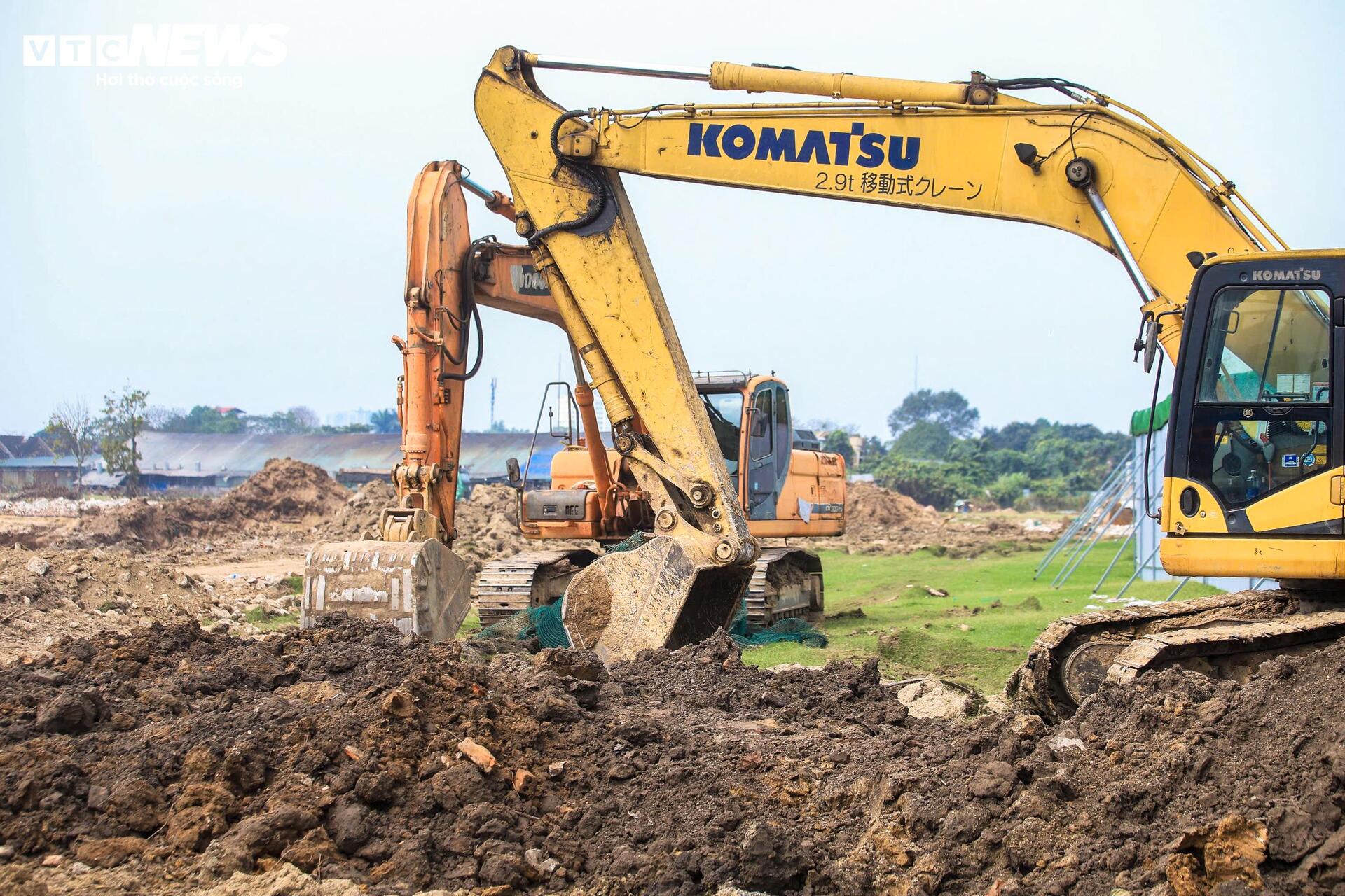 Tăng tốc thi công dự án hồ điều hòa 800 tỷ đồng gần sân Mỹ Đình- Ảnh 5.