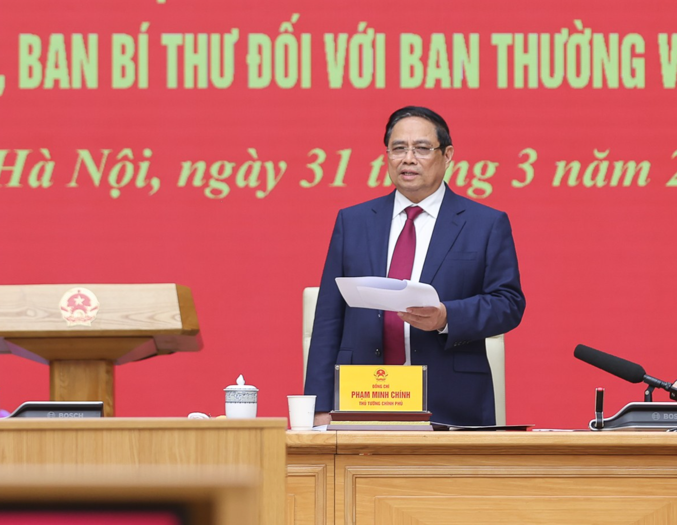 Thông qua báo cáo kiểm tra, giám sát Ban Thường vụ Đảng ủy Chính phủ- Ảnh 1.