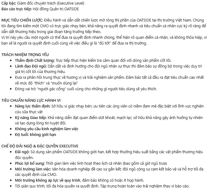 4 năm vào Việt Nam, 1 hãng sữa ngoại vừa đăng tuyển dụng ở TP.HCM: Yêu cầu kinh nghiệm mới thực sự gây sốt - Ảnh 1.