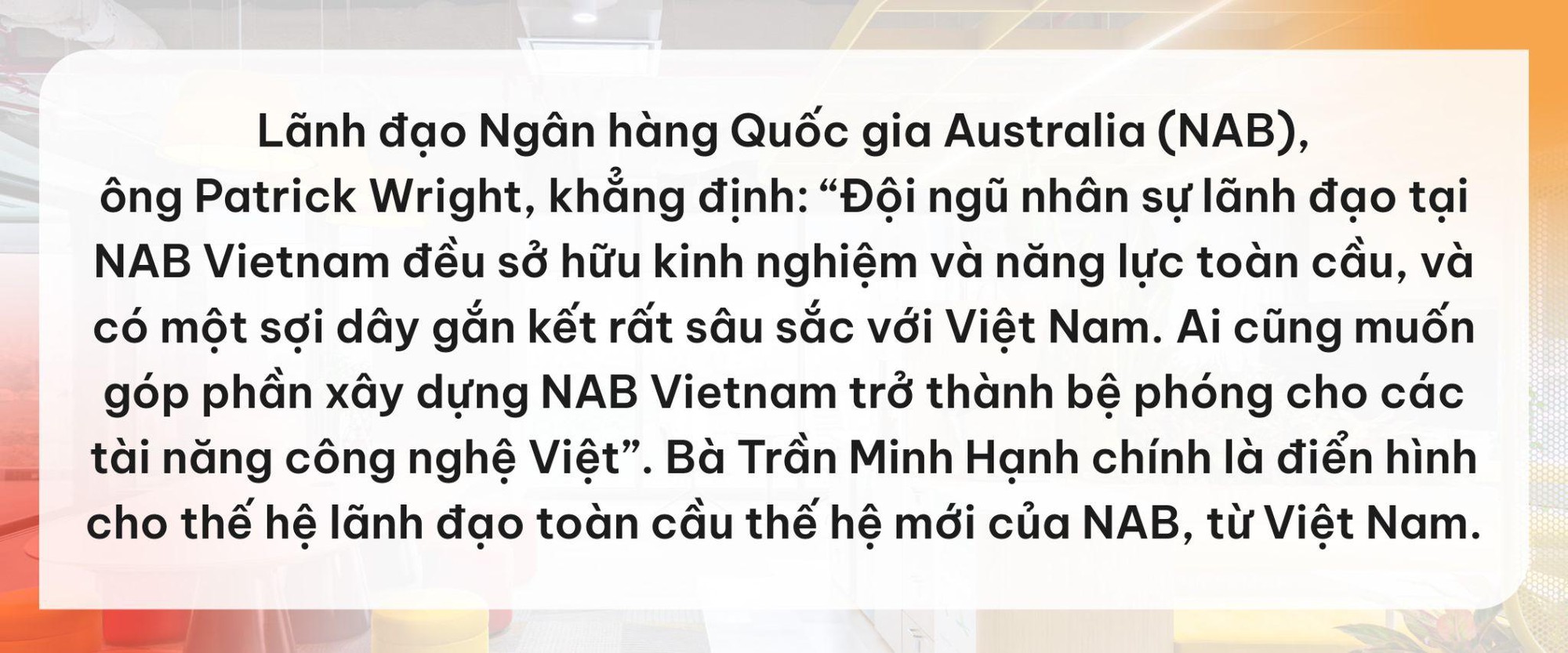 Công thức thành công của NAB Việt Nam - Ảnh 1.