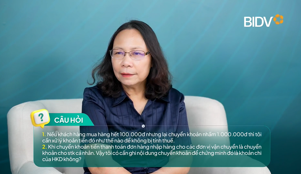 Khách mua hàng hết 100 nghìn nhưng lại chuyển khoản nhầm 1 triệu: HKD cần hoàn lại thế nào để không bị tính sai thuế? - Ảnh 1.