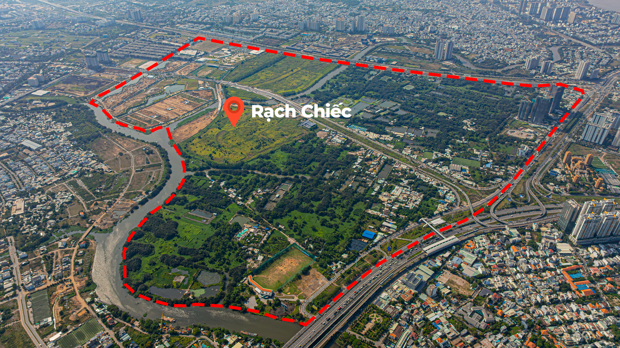 Toàn cảnh khu đất 187 ha toàn dừa nước, cỏ dại đang được Sun Group rót 6 tỷ USD để biến thành siêu đô thị ở TP.HCM- Ảnh 4.