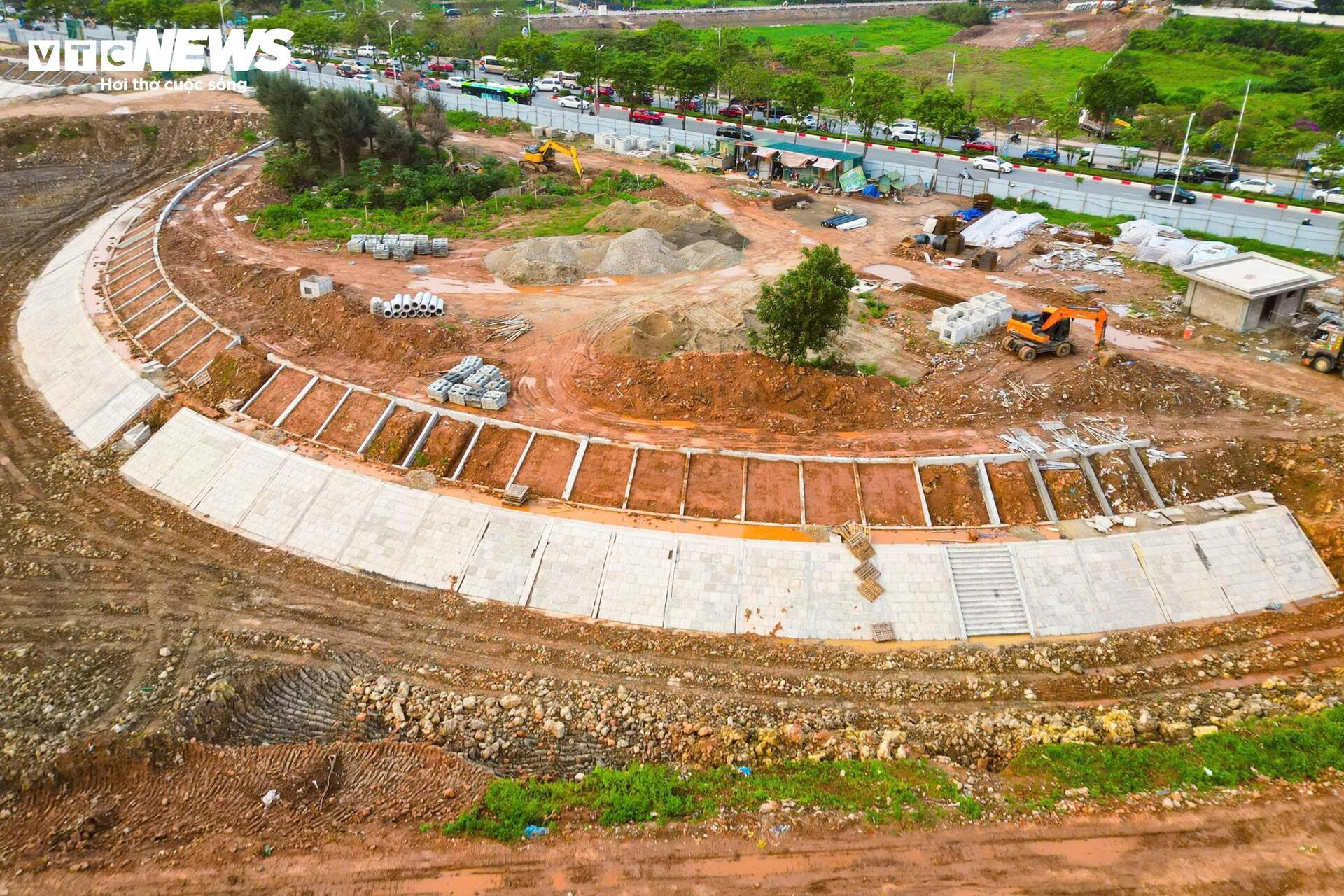 Mục sở thị 'siêu hồ' hơn 30ha giúp giảm ngập phía Đông Hà Nội- Ảnh 8.