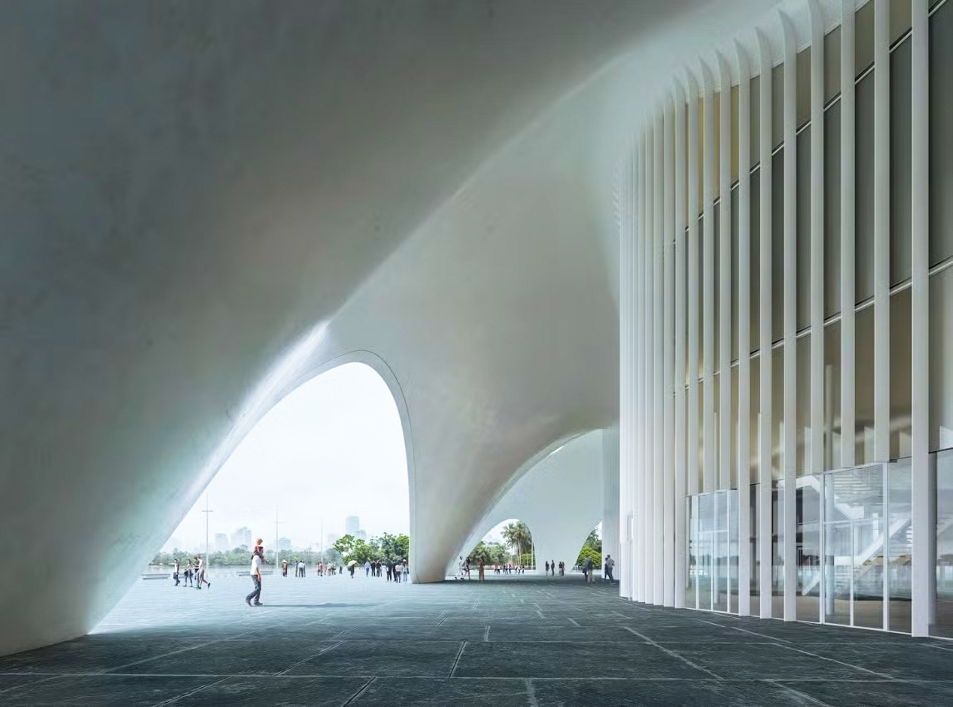 Cận cảnh nhà hát Opera Hà Nội dần lộ diện ở bán đảo Quảng An- Ảnh 9.