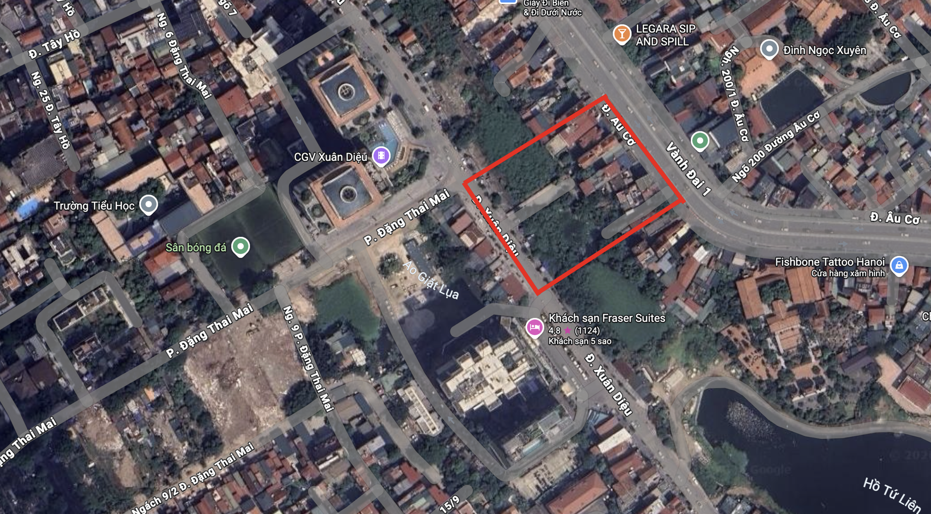 Cận cảnh Dự án đường Đặng Thai Mai 100m trị giá 642 tỉ đồng tại Hà Nội - Ảnh 1.