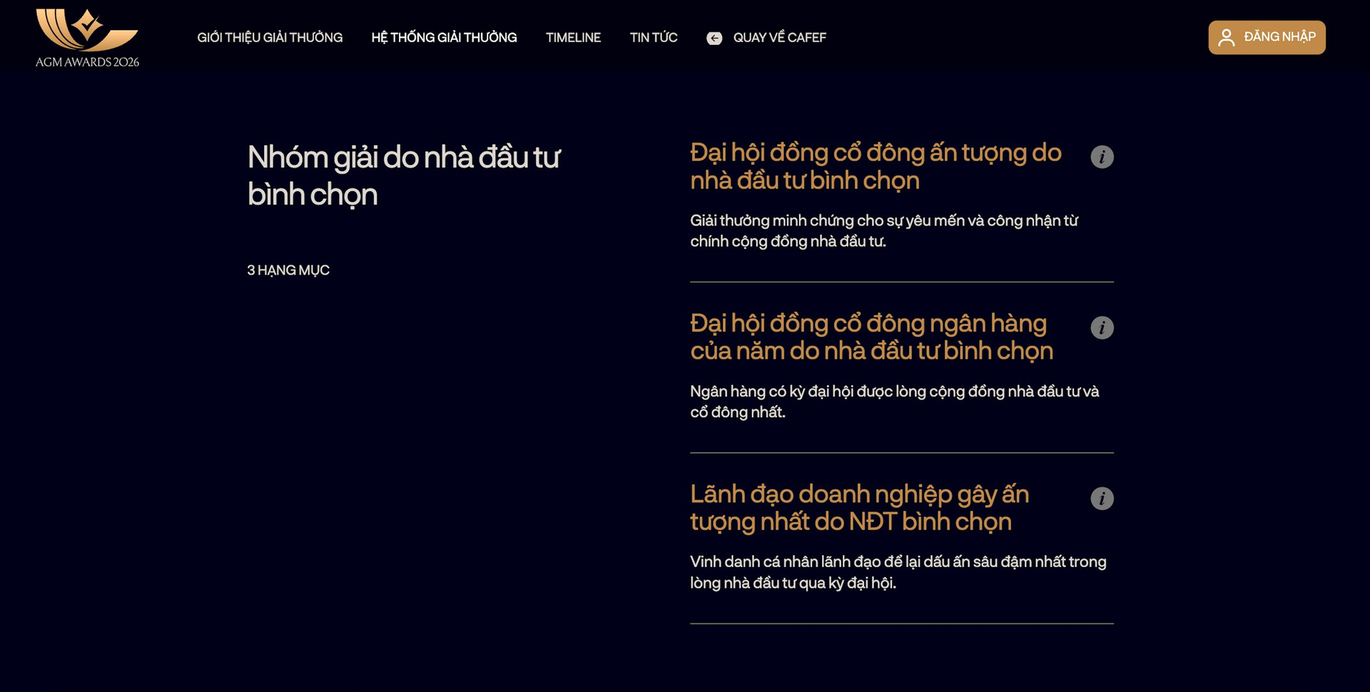 “Quyền lực mềm” trong tay NĐT tại AGM Awards 2026: Nơi tiếng nói của “nhỏ lẻ” còn uy lực hơn “cá mập”- Ảnh 1.