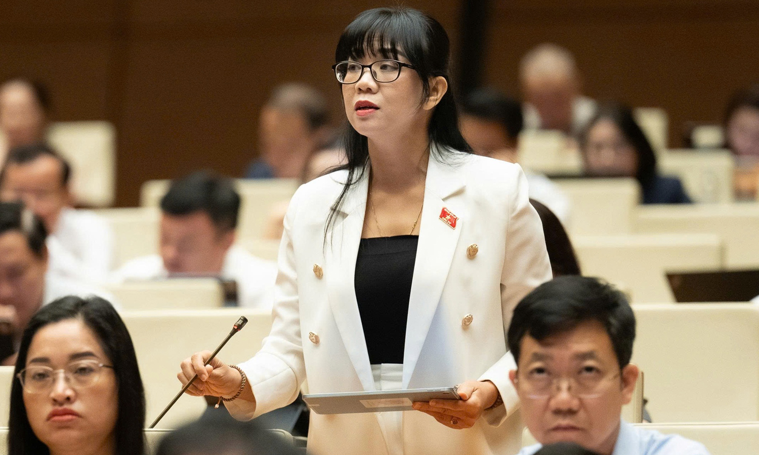 Đại biểu Quốc hội đề xuất Hà Nội cho đỗ xe trên vỉa hè có điều kiện- Ảnh 2.