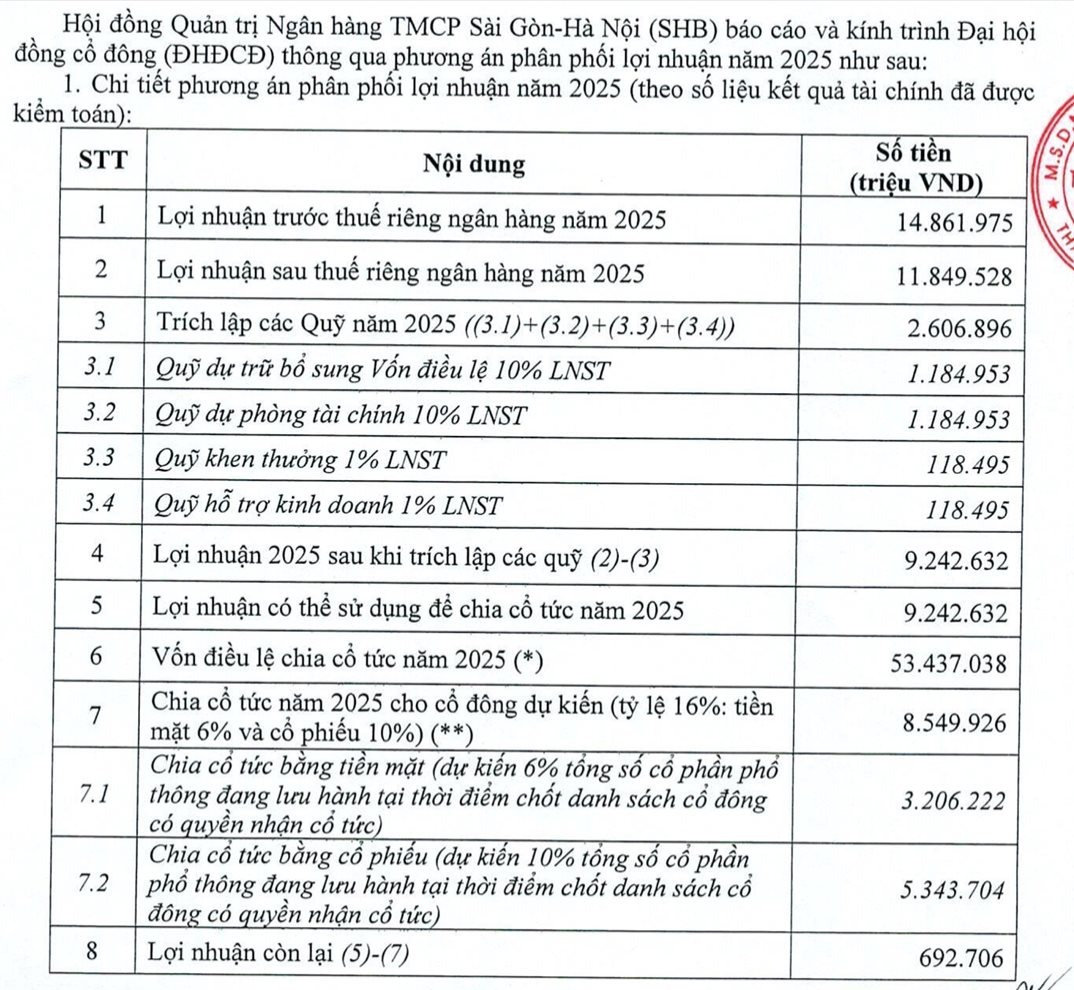 Thêm ngân hàng có kế hoạch trả cổ tức tiền mặt, dự kiến tài sản vượt 1 triệu tỷ - Ảnh 3.