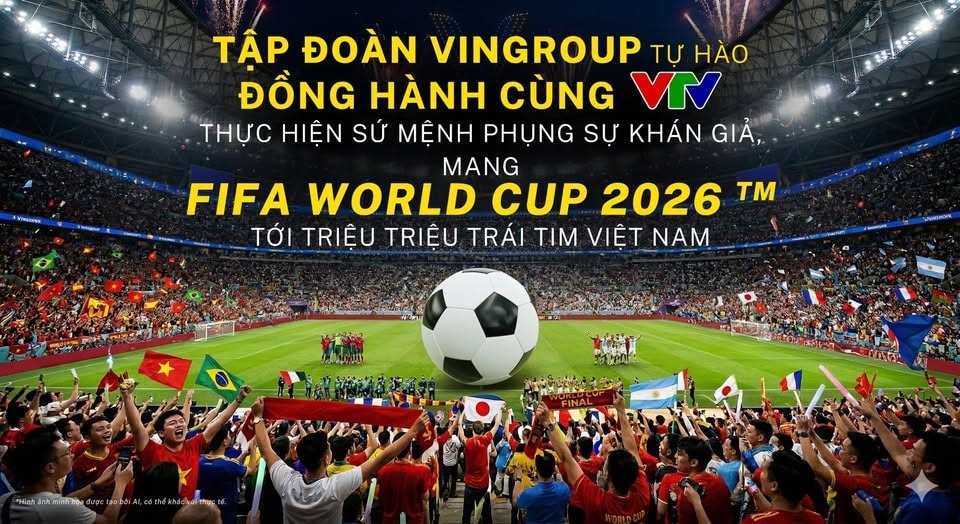 Lộ diện 'ông lớn' đồng hành cùng VTV mang bản quyền phát sóng World Cup 2026 về Việt Nam - Ảnh 2.