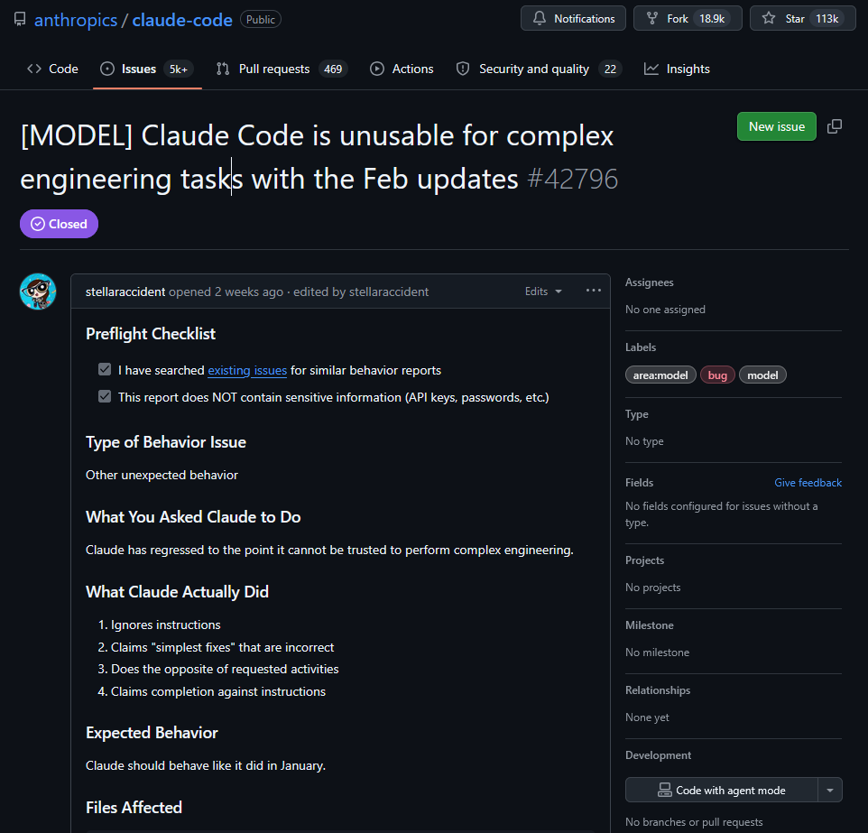 Phân tích 6.852 phiên làm việc, giám đốc AI của AMD cảnh báo: Claude Code ngốc hơn và lười biếng hơn, không còn đáng tin cho các tác vụ phức tạp- Ảnh 2.