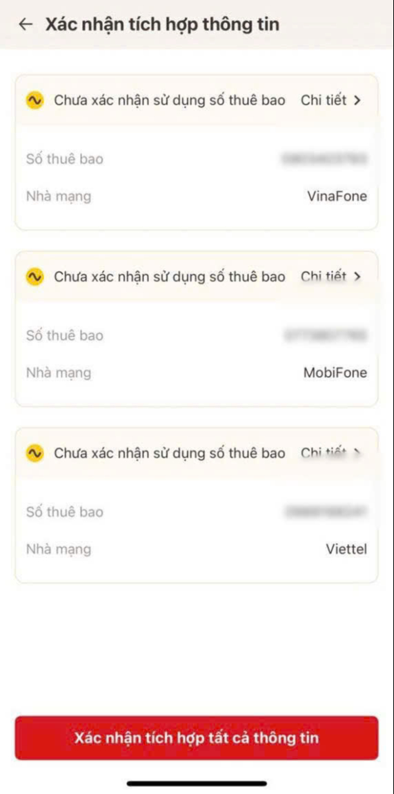 Hướng dẫn chi tiết các bước tự xác thực SIM chính chủ trên VNeID từ ngày 15/4- Ảnh 4.
