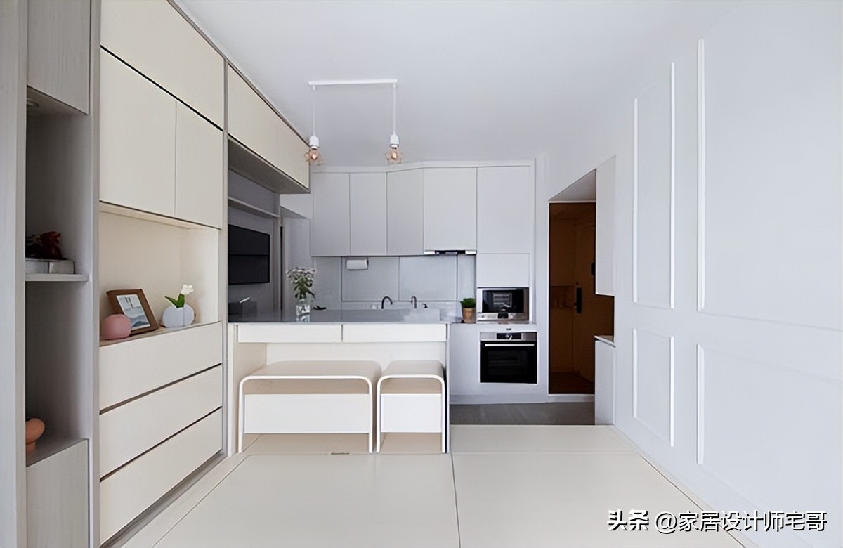 45m² mà có 4 phòng ngủ cho gia đình 5 người: Căn hộ nhỏ khiến nhiều người “xem xong muốn sửa nhà ngay” - Ảnh 2.