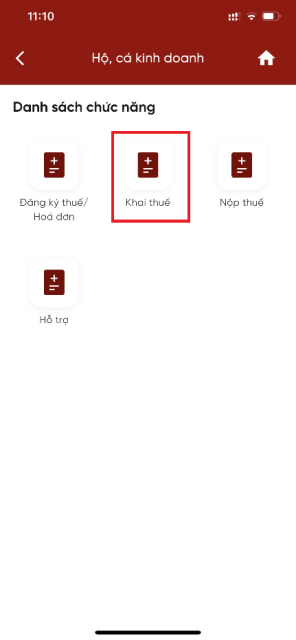 Hướng dẫn hộ kinh doanh thông báo số tài khoản ngân hàng/số hiệu ví điện tử trên ứng dụng Etax Mobile- Ảnh 4.