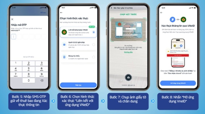Hướng dẫn cách xác thực sinh trắc học với thuê bao di động- Ảnh 6.