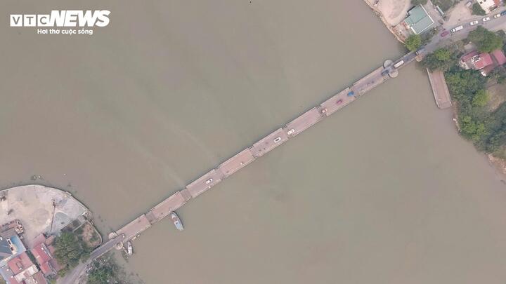 Cầu phao 30 năm tuổi ở Ninh Bình 'oằn mình' gánh tải chờ ngày được thay thế- Ảnh 3.