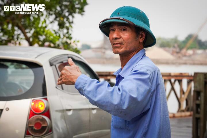 Cầu phao 30 năm tuổi ở Ninh Bình 'oằn mình' gánh tải chờ ngày được thay thế- Ảnh 10.