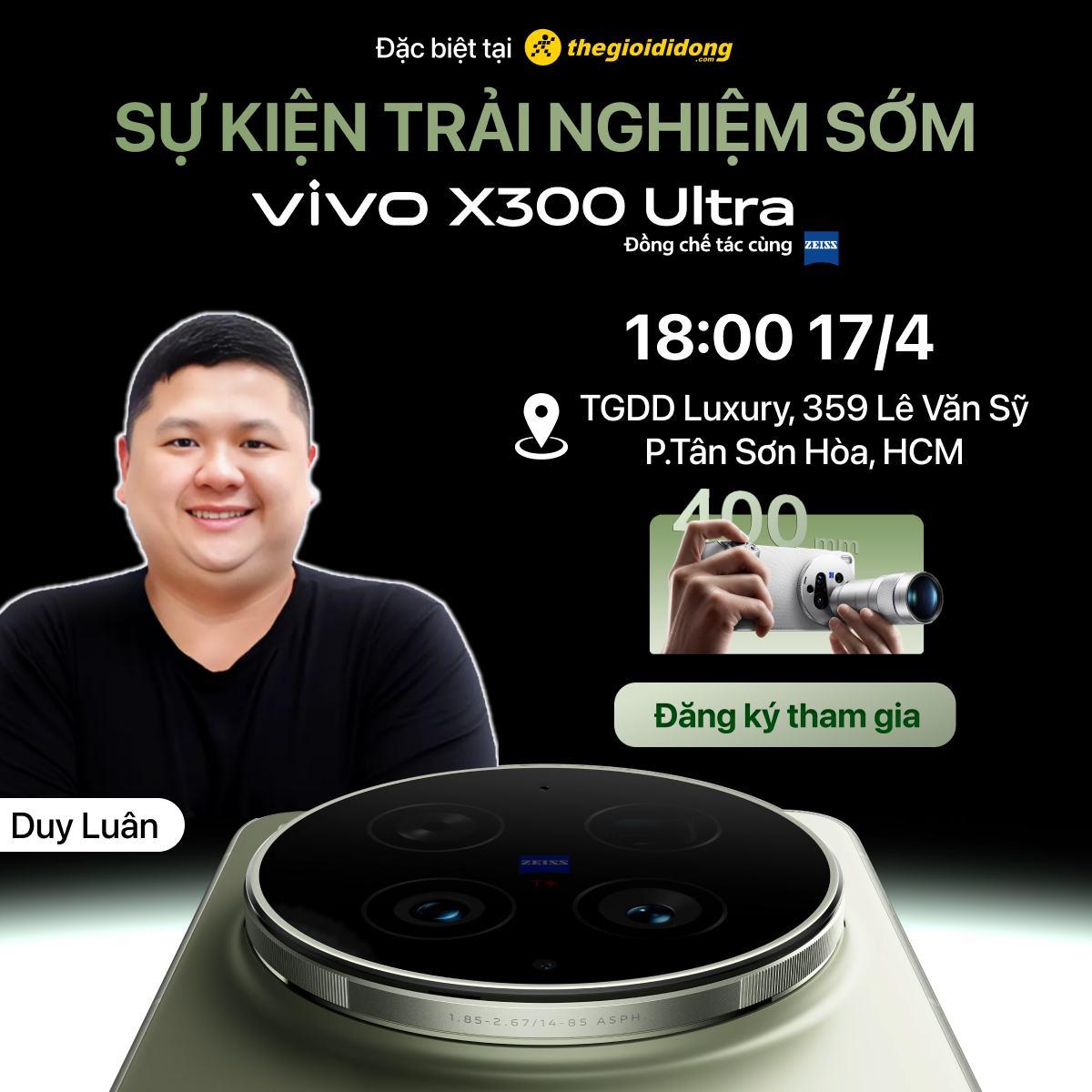 vivo X300 Ultra chính thức mở đặt trước tại Thế Giới Di Động - Ảnh 3.