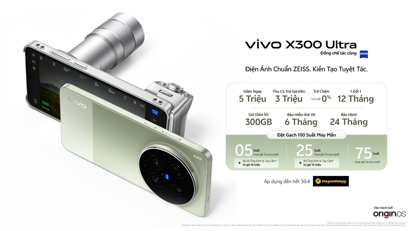 vivo X300 Ultra chính thức mở đặt trước tại Thế Giới Di Động - Ảnh 2.