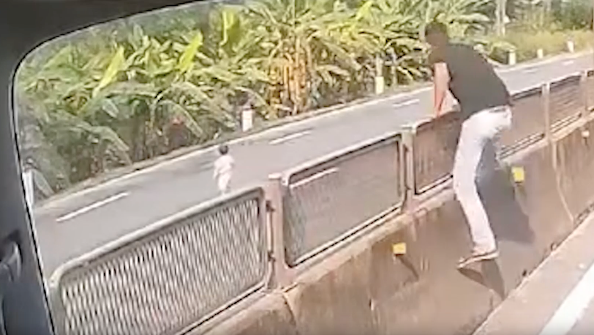 Thót tim clip tài xế bỏ xe cứu bé gái chạy ra giữa đường, đứng ngay trước đầu ô tô ở TP.HCM - Ảnh 1.