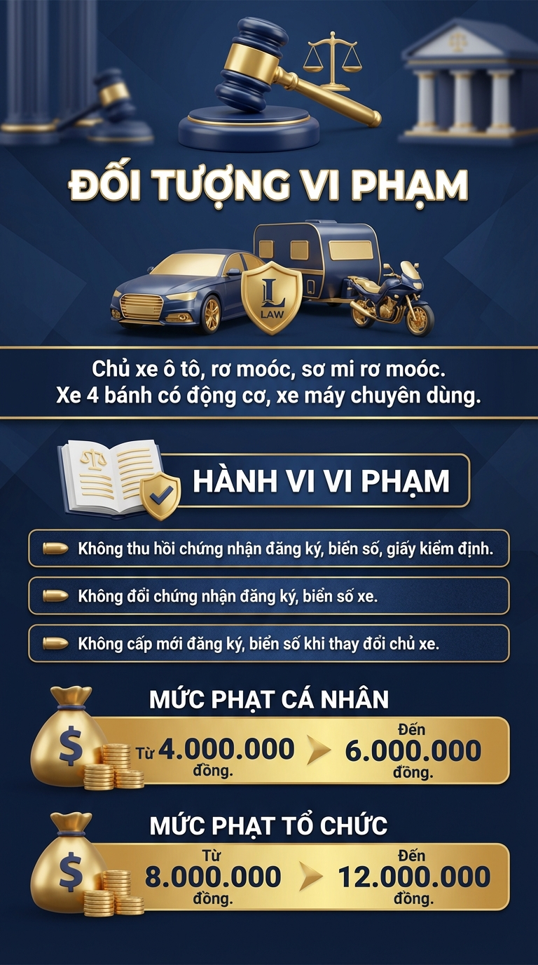 Mức phạt xe không chính chủ mới nhất 2026 đối với tất cả các loại xe, tài xế chú ý - Ảnh 2.
