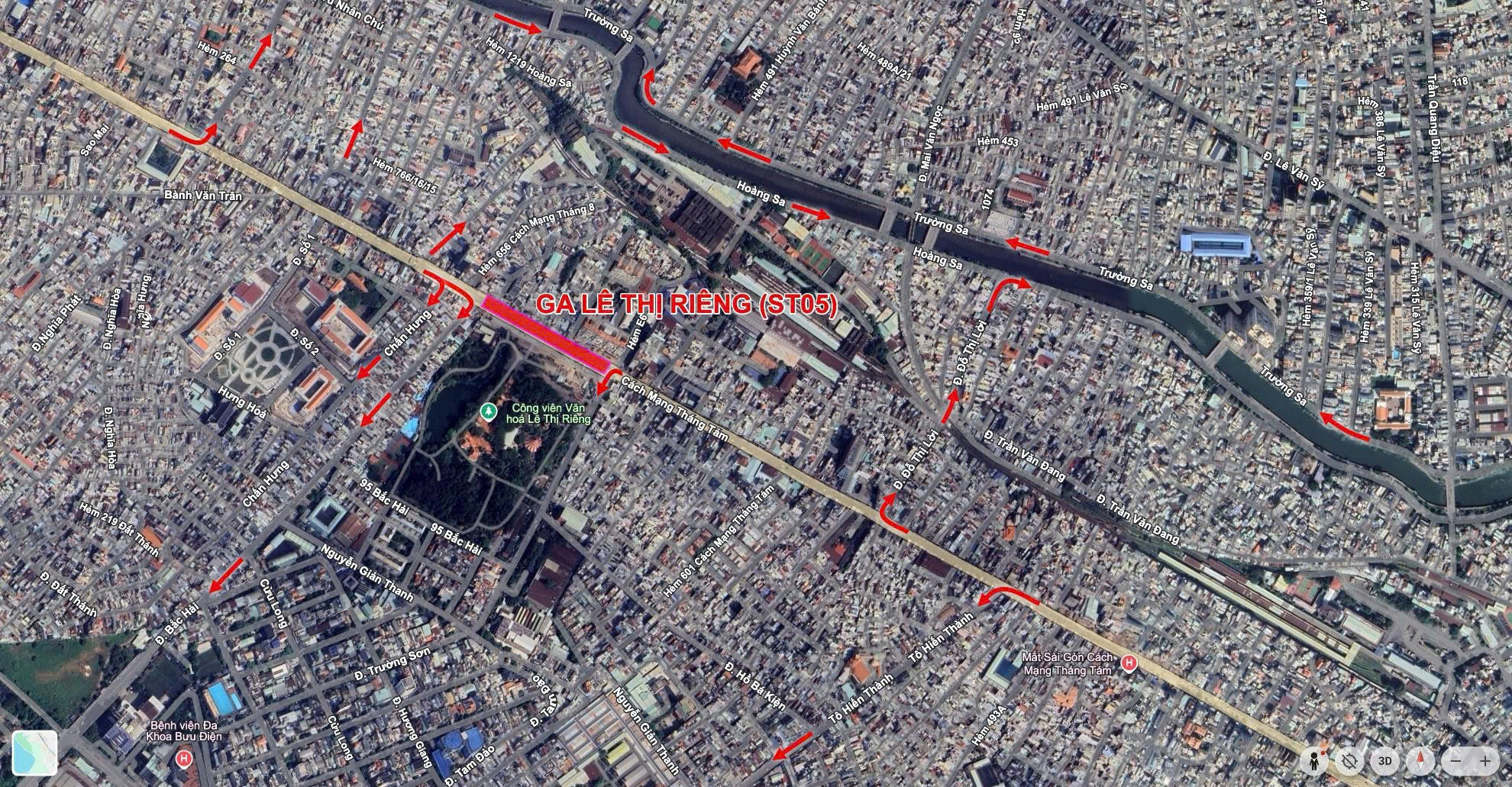 Infographic: Lộ trình di chuyển thay thế trên đường Cách Mạng Tháng Tám - Ảnh 1.