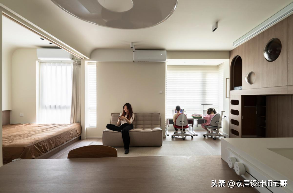 Chỉ 45m² nhưng chia được 3 phòng ngủ: Bài toán nhà nhỏ được giải quá thông minh- Ảnh 14.