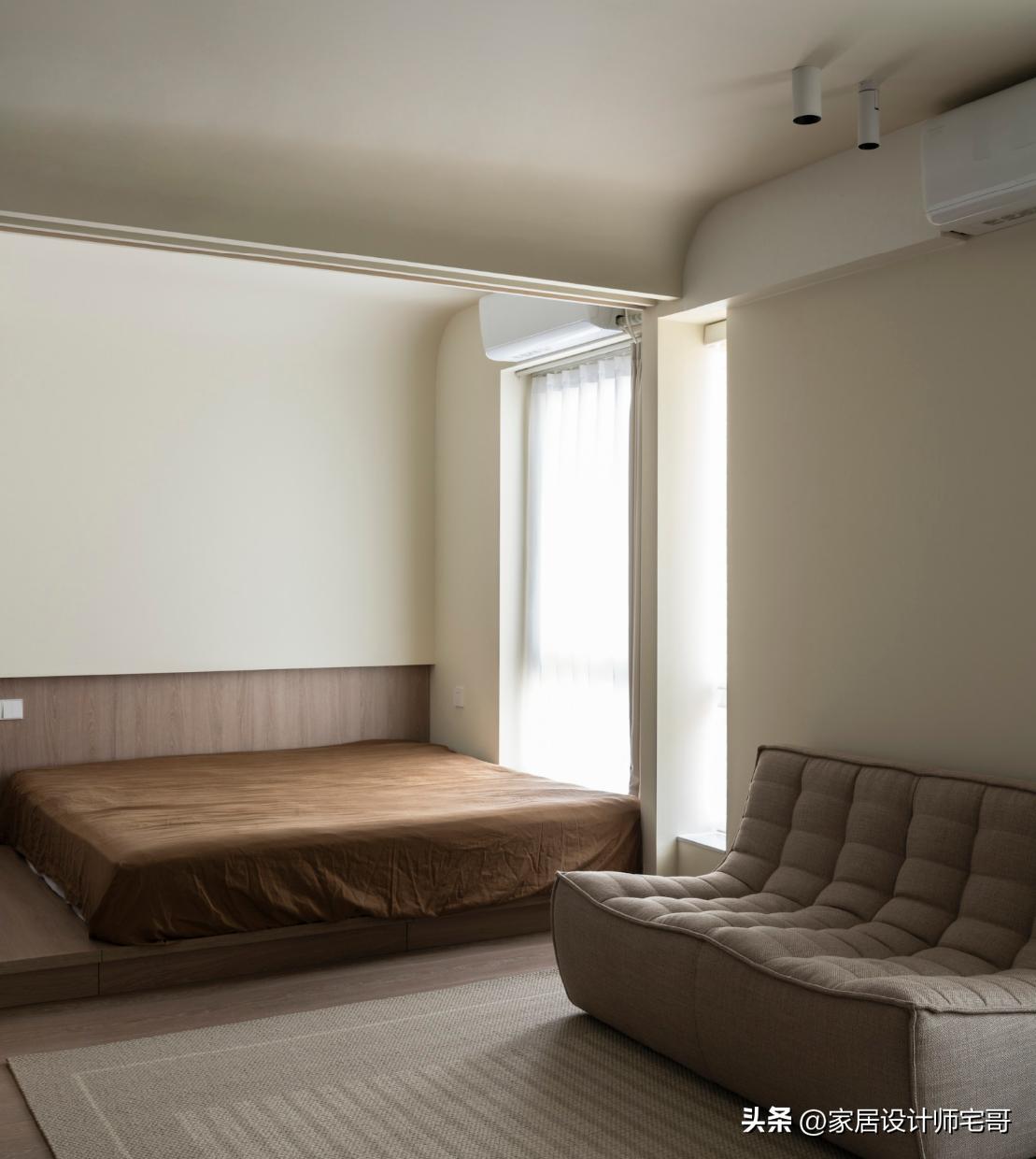 Chỉ 45m² nhưng chia được 3 phòng ngủ: Bài toán nhà nhỏ được giải quá thông minh- Ảnh 5.