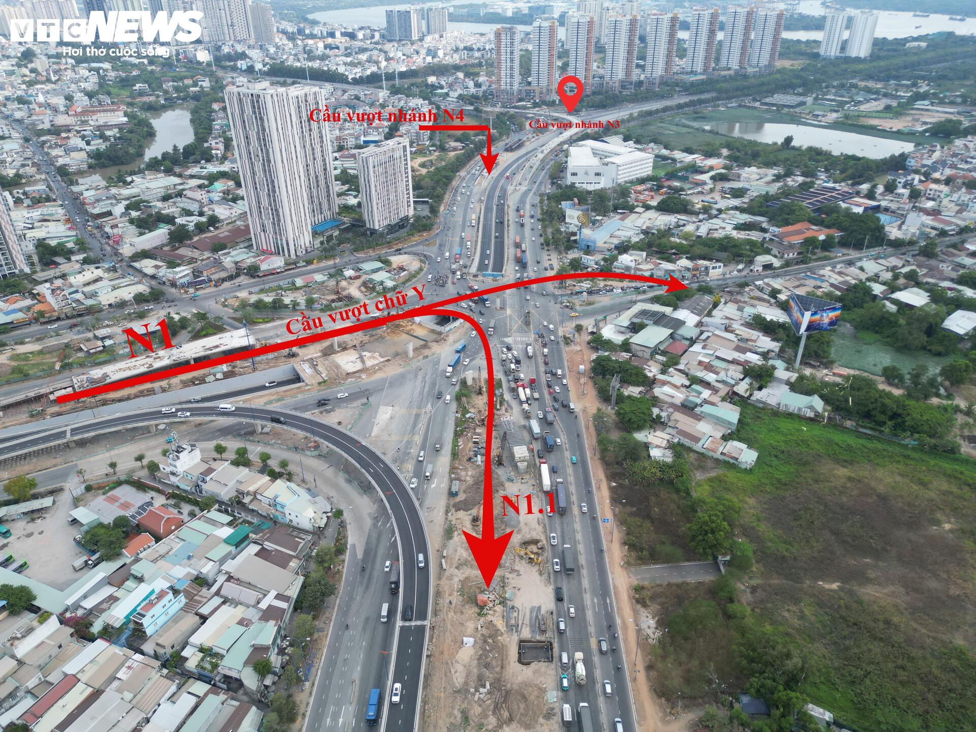 Cầu vượt nút giao 3.400 tỷ đồng ở TP.HCM tăng tốc về đích- Ảnh 9.