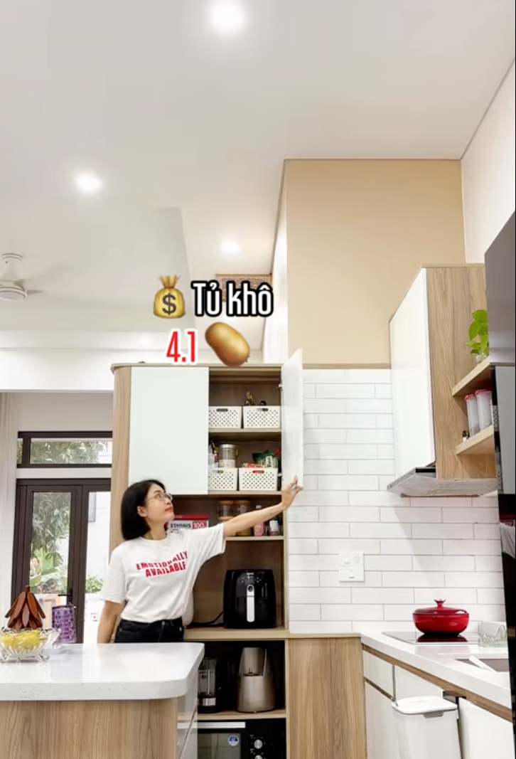 Phụ nữ độc thân tuổi 40: Chi 800 triệu tự xây nhà, căn bếp nhỏ xinh, đầy đủ tiện nghi mà vẫn tiết kiệm tối đa ngân sách- Ảnh 8.