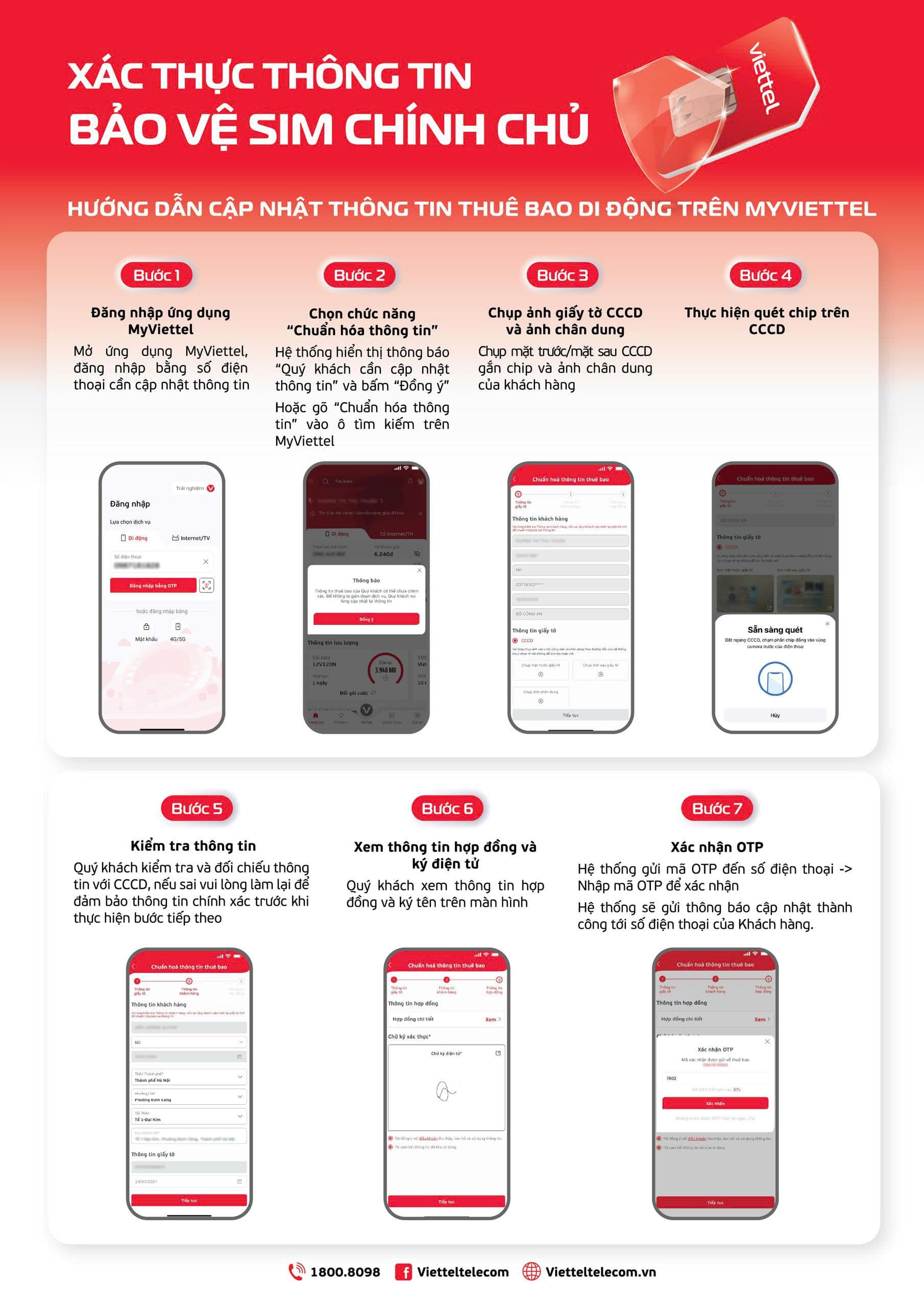 VinaPhone, MobiFone, Viettel ra thông báo về việc xác thực thông tin thuê bao theo quy định mới- Ảnh 7.
