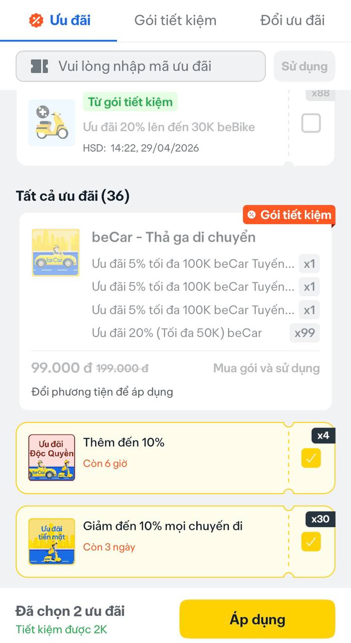Phát hiện của người lười khi “SỐNG TRÊN APP”: Be, Shopee, Grab - Mỗi app 1 nhiệm vụ, tôi vẫn ăn ngon đi tiện mà chẳng tốn mấy- Ảnh 2.