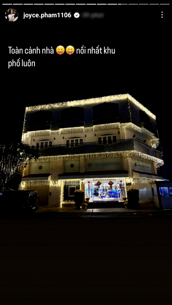 Nhà của Joyce Phạm - ái nữ đại gia Minh Nhựa: Biệt thự lên đèn sáng rực cả khu phố, bên trong là không gian sống sang chảnh đúng chuẩn rich kid - Ảnh 3.